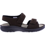 Berkemann | Modell: Fabian | Mokka Fettnubuk | Leisten: Basel | 05802-437 | Herren Sandalen