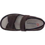 Berkemann | Modell: Fabian | Mokka Fettnubuk | Leisten: Basel | 05802-437 | Herren Sandalen
