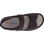 Berkemann | Modell: Fabian | Mokka Fettnubuk | Leisten: Basel | 05802-437 | Herren Sandalen
