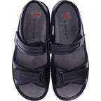 Berkemann | Modell: Fabian | Schwarz Kalbsleder | Leisten: Basel | 05802-901 | Herren Sandalen