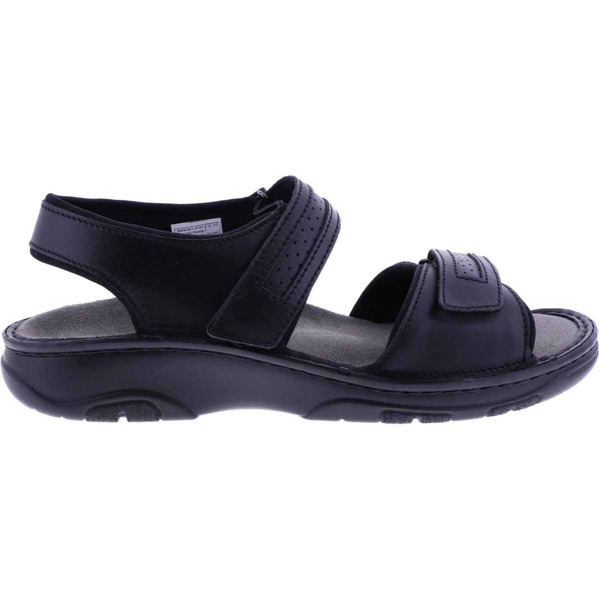 Berkemann | Modell: Fabian | Schwarz Kalbsleder | Leisten: Basel | 05802-901 | Herren Sandalen