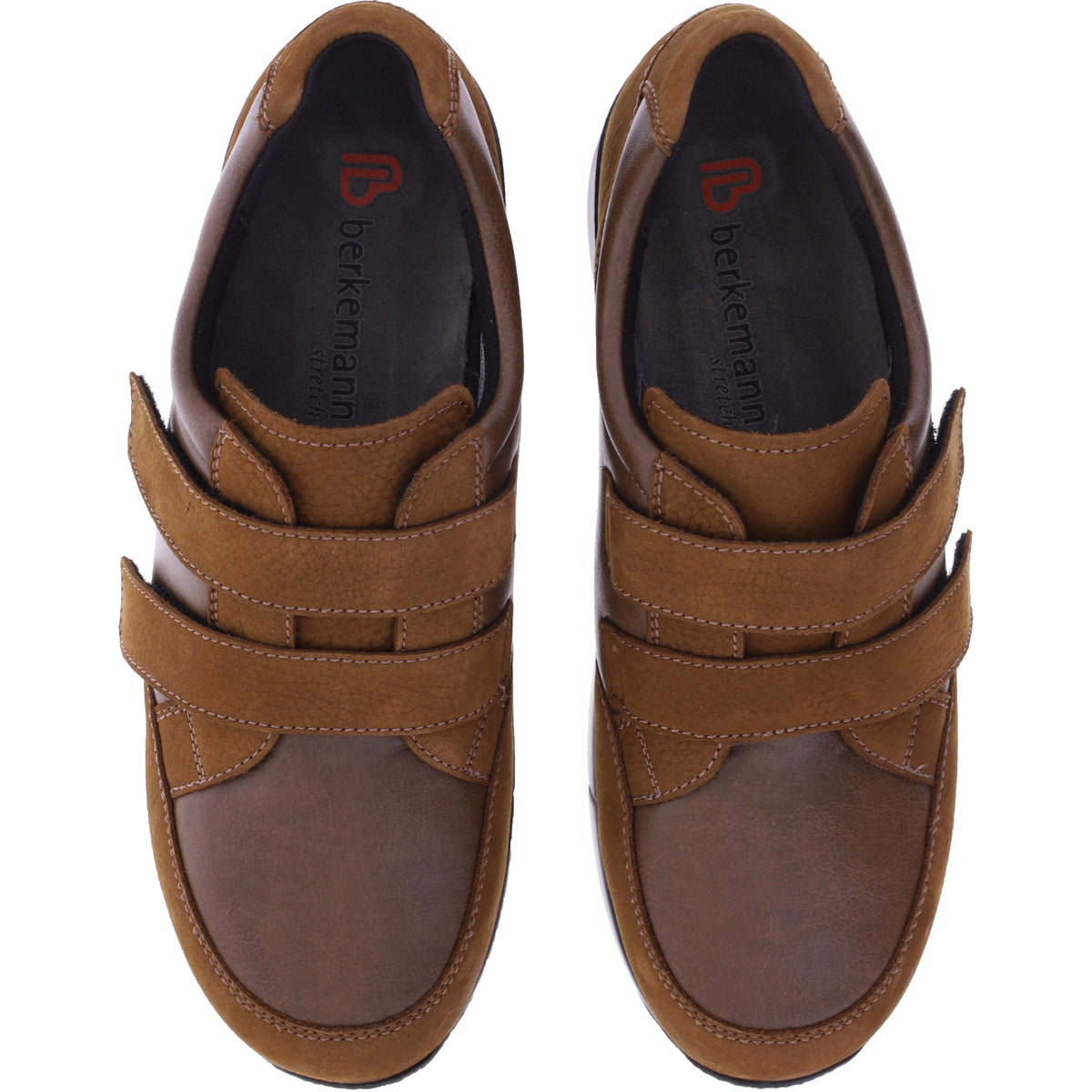 Berkemann / Modell: Karl / Nuss/Braun Leder-Stretch / Form: Thun / Art: 05911-754 / Herren Kletter
