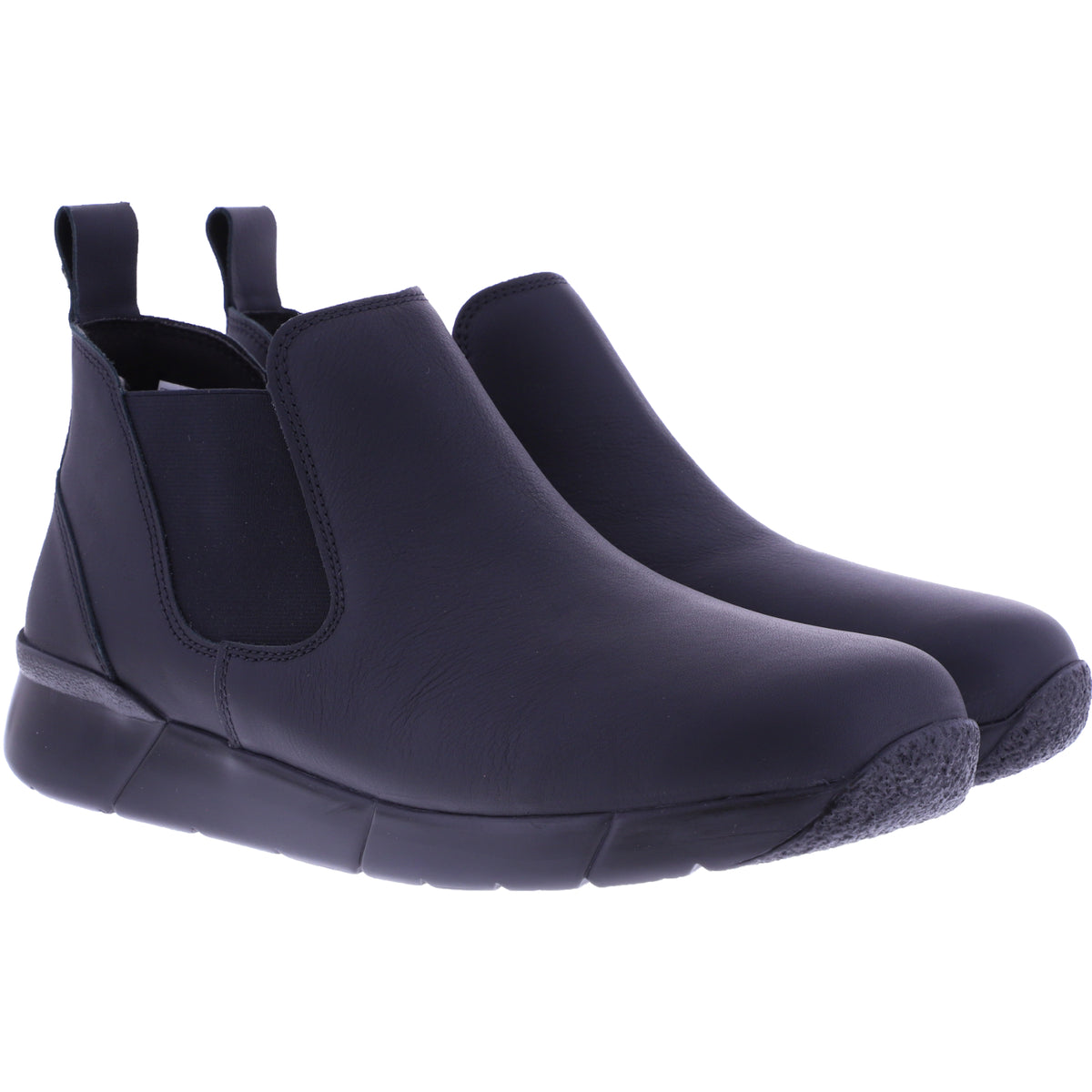 Berkemann / Modell: Erik / Manganschwarz Leder / Form: Thun / 05916-085 / Herren Chelsea-Boots