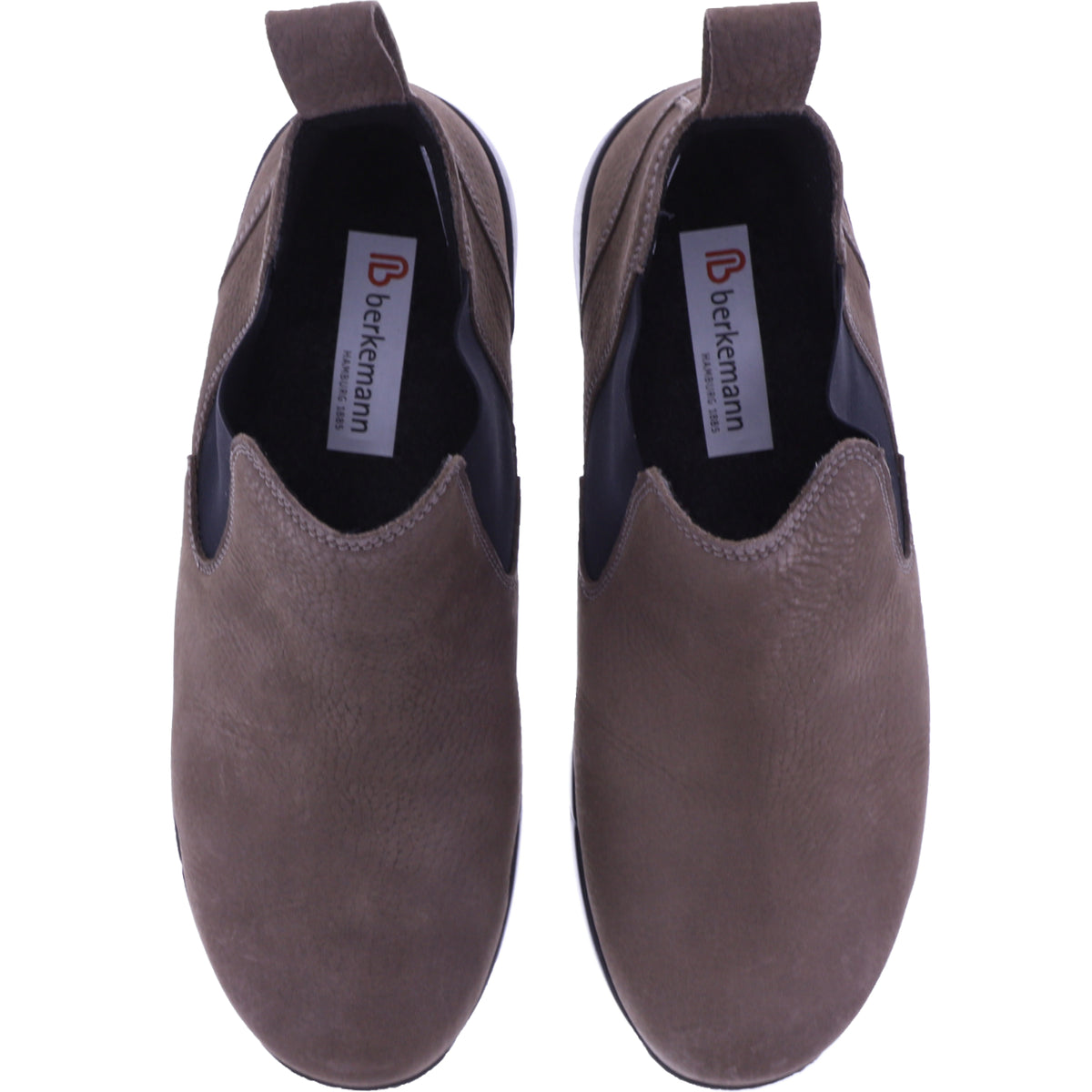 Berkemann / Modell: Erik / Erdbraun Prägenubukleder / Form: Thun / 05916-758 / Herren Chelsea-Boots