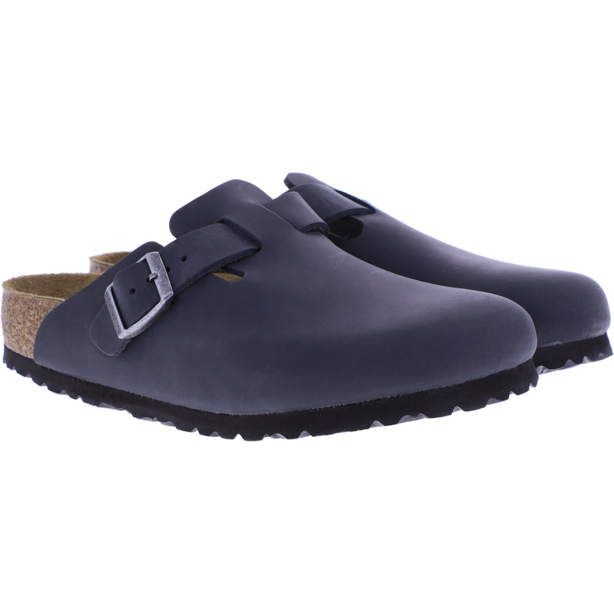 Birkenstock / Modell: Boston / Schwarz Nubukleder / Weite: Normal / Art: 059461 / Unisex Clogs