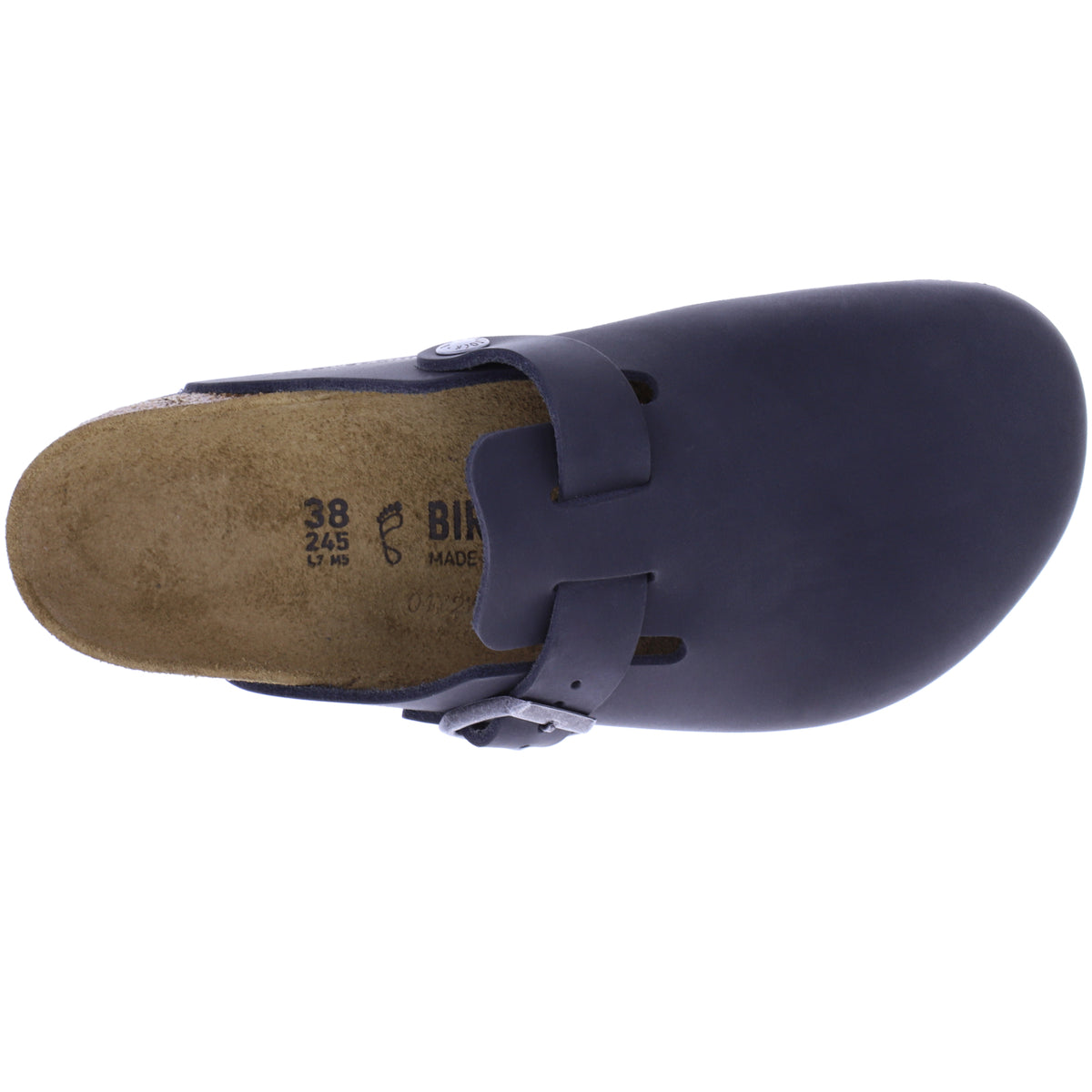 Birkenstock / Modell: Boston / Schwarz Nubukleder / Weite: Normal / Art: 059461 / Unisex Clogs