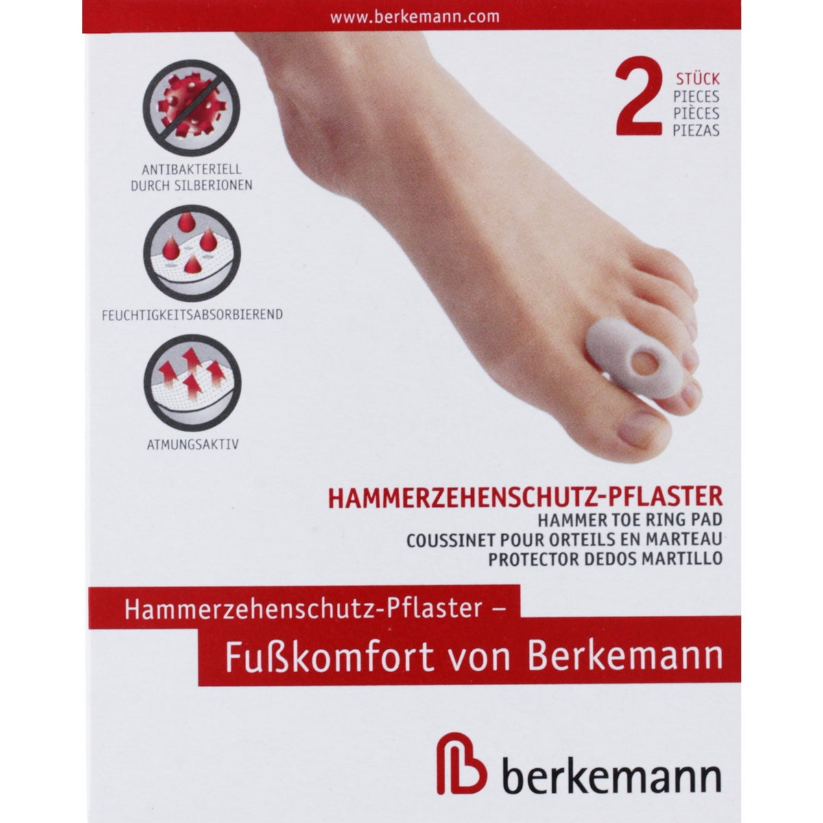 Berkemann Fußkomfort | Hammerzehenschutz-Pflaster
