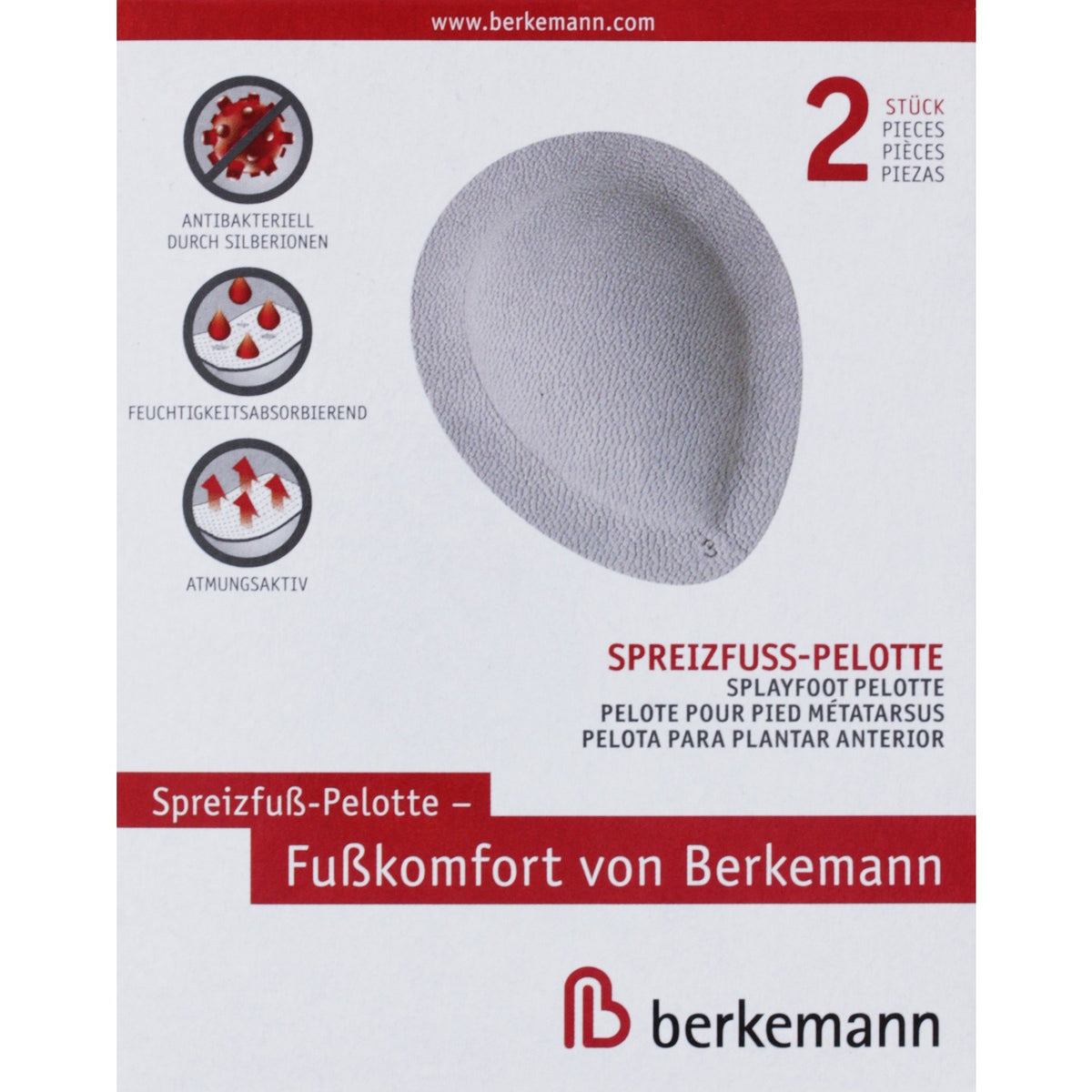 Berkemann Fußkomfort | Spreizfuß-Pelotte