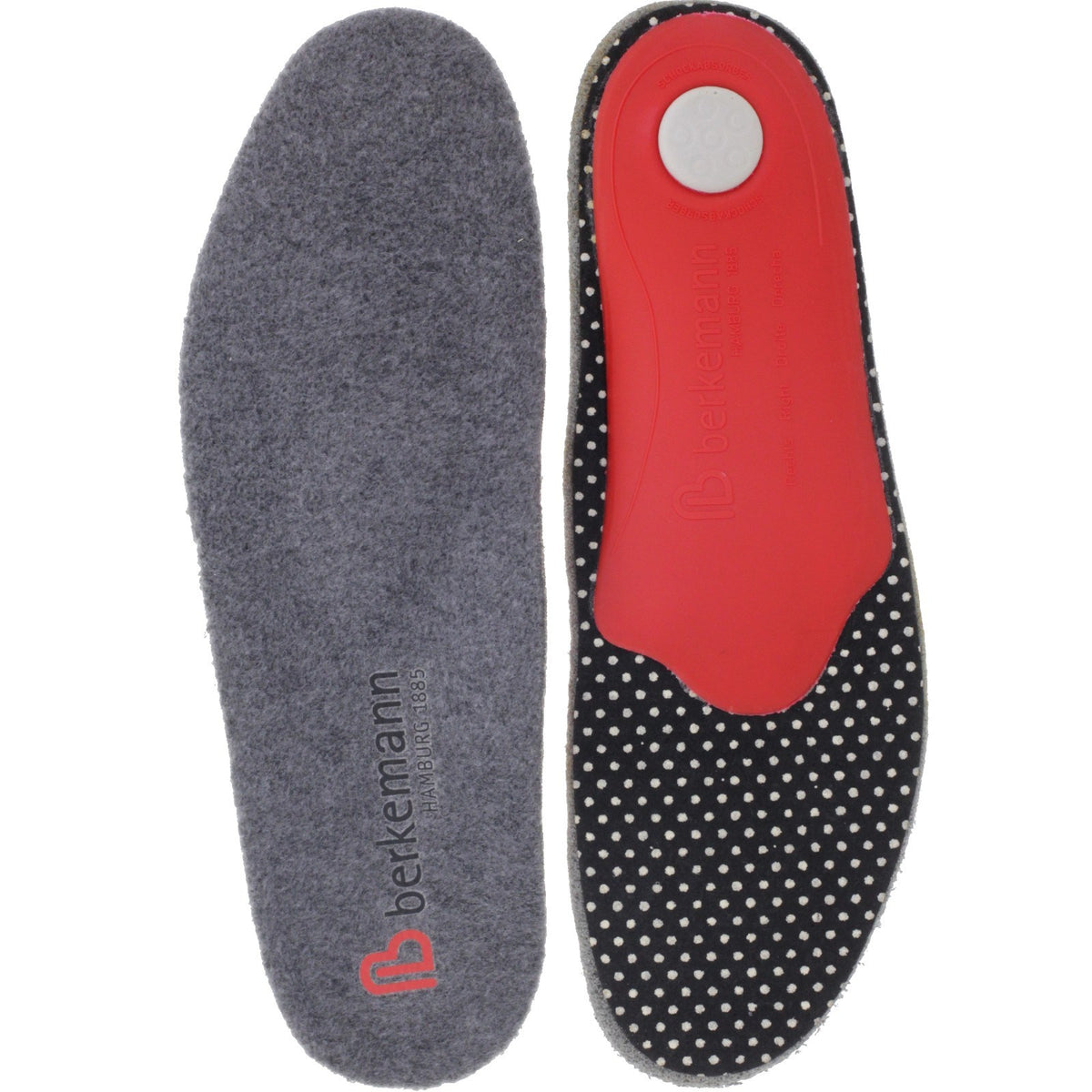 Berkemann | Berkodur Fußbrücke | Warme Einlegesohle | Filz | 08760-600 | Unisex