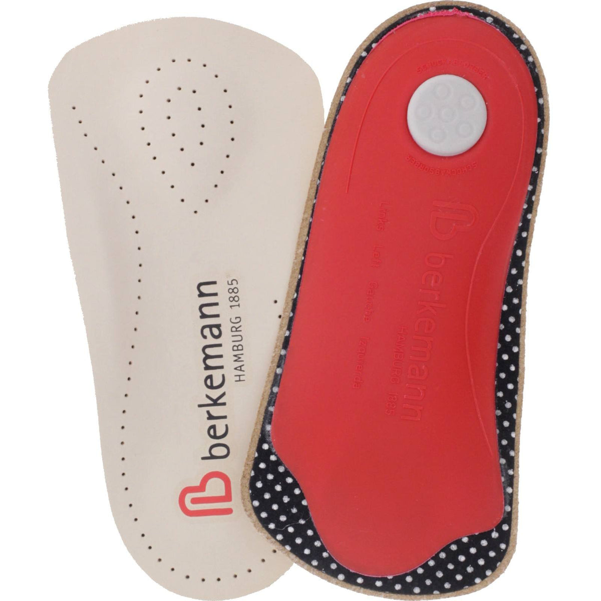 Berkemann | Berkodur Fußbrücke | Halbe Einlegesohle | Kalbsleder | 08759-700 | Unisex