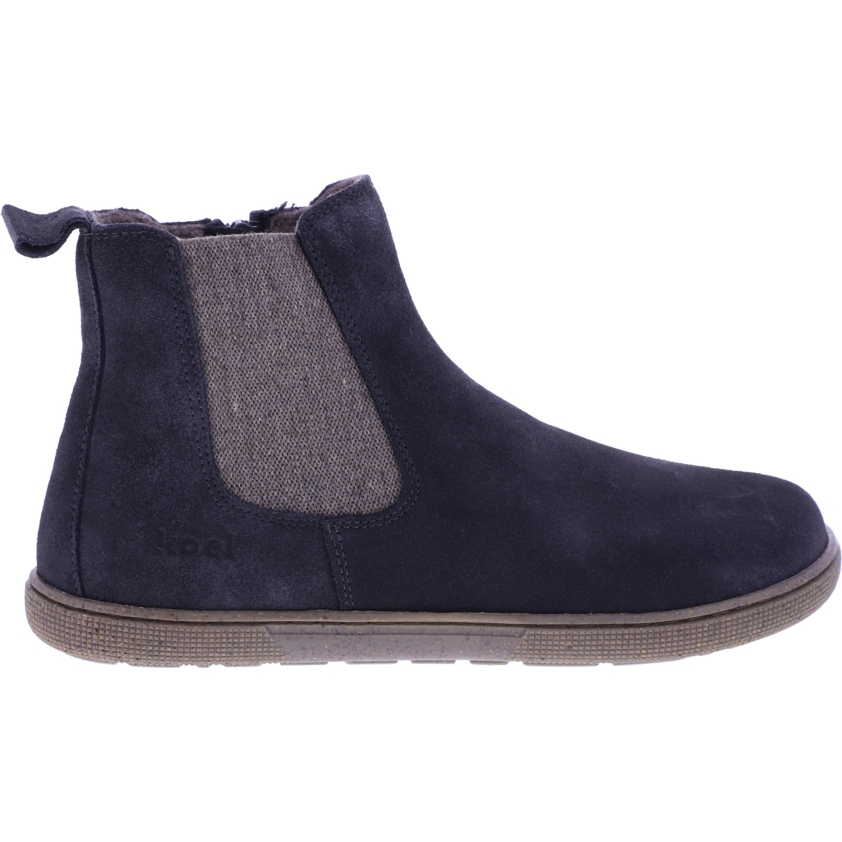 Koel | Filas | Dark Grey | Antikleder mit Merinowollfutter | Damen Barfußbooties