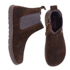 Koel | Filas | Cognac | Antikleder mit Merinowollfutter | Damen Barfußbooties