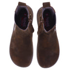 Koel | Filas | Cognac | Antikleder mit Merinowollfutter | Damen Barfußbooties