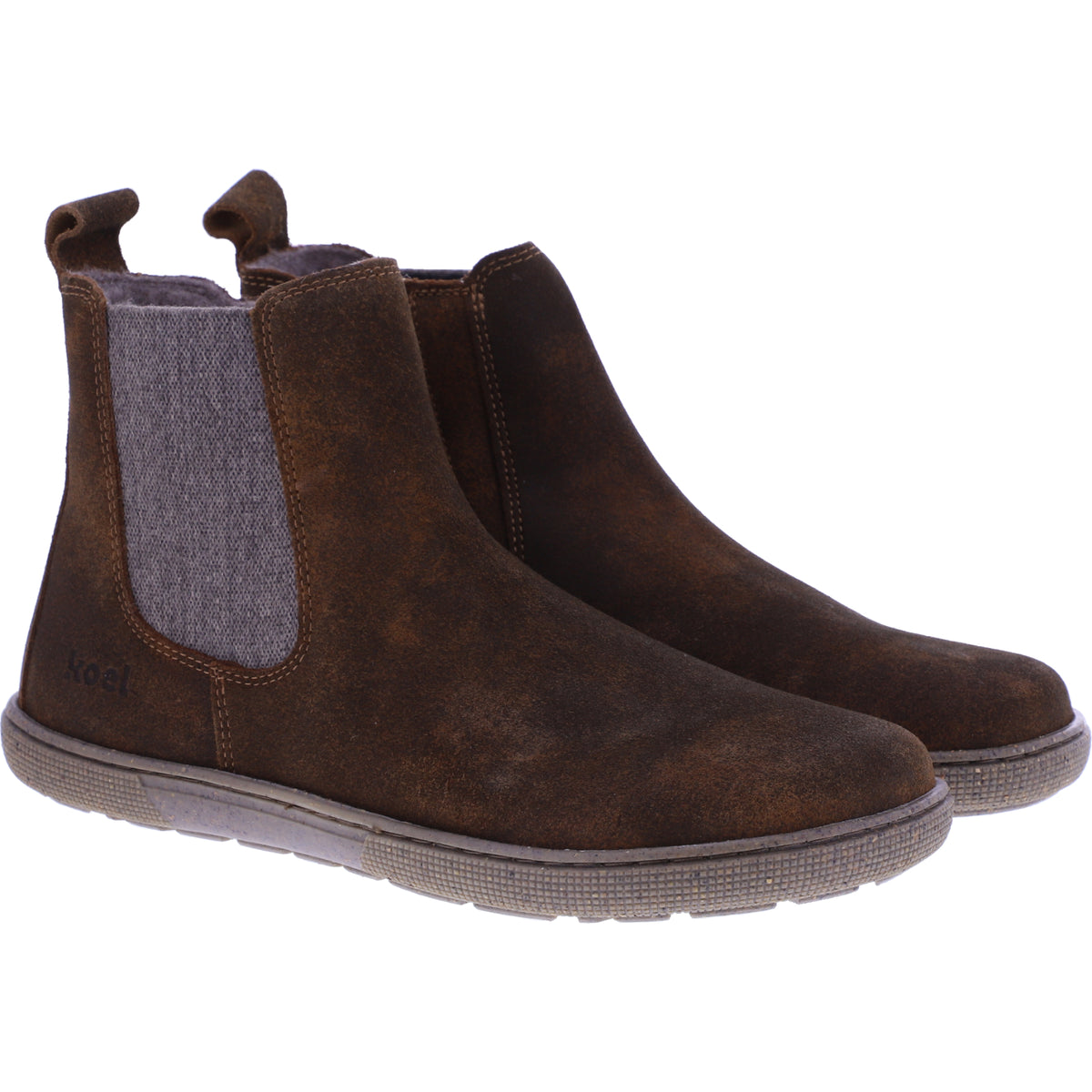 Koel | Filas | Cognac | Antikleder mit Merinowollfutter | Damen Barfußbooties