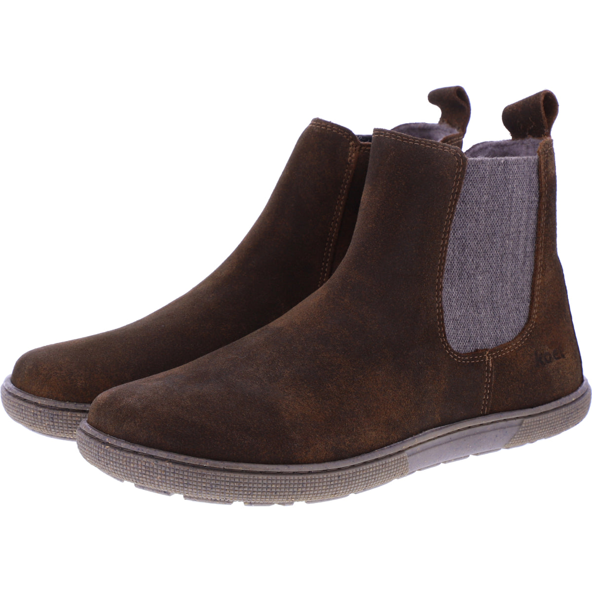 Koel | Filas | Cognac | Antikleder mit Merinowollfutter | Damen Barfußbooties