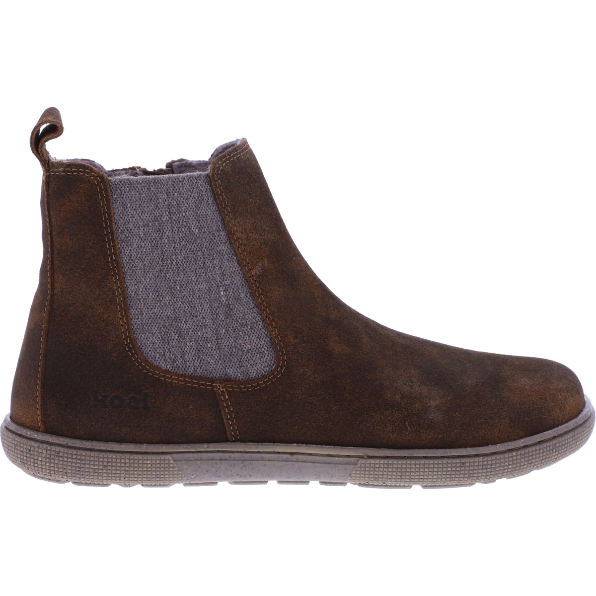 Koel | Filas | Cognac | Antikleder mit Merinowollfutter | Damen Barfußbooties