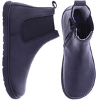 Koel | Filas | Schwarz | Hydroleder mit Merinowollfutter | Damen Barfußbooties