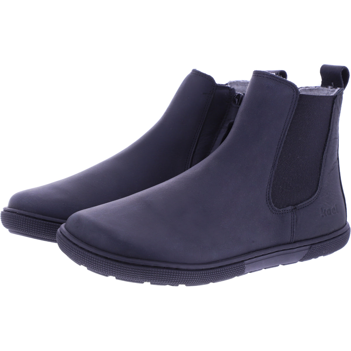 Koel | Filas | Schwarz | Hydroleder mit Merinowollfutter | Damen Barfußbooties
