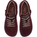 Koel | Francie | Bordo-Dunkelrot | Veloursleder | Damen Barfußschuhe