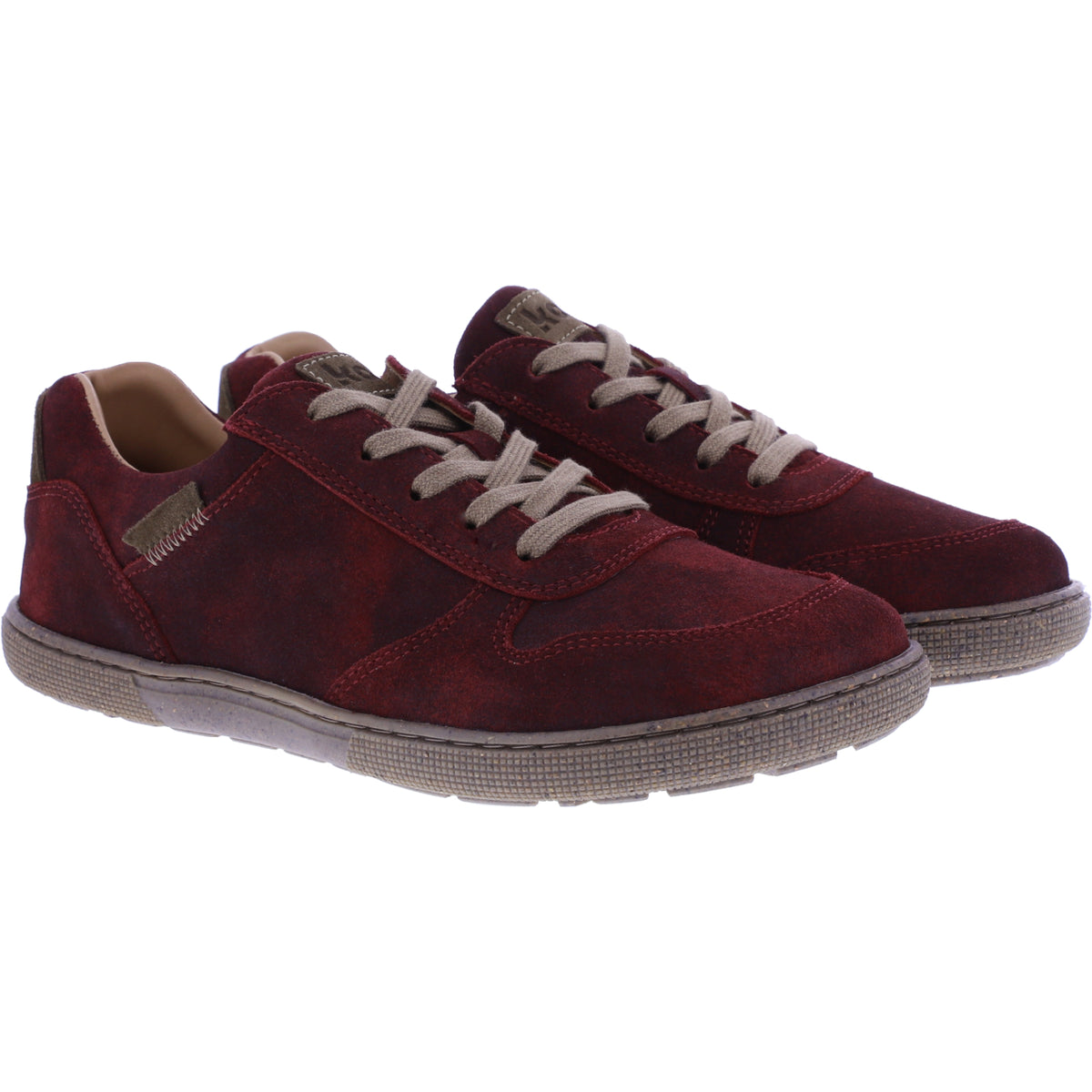 Koel | Francie | Bordo-Dunkelrot | Veloursleder | Damen Barfußschuhe