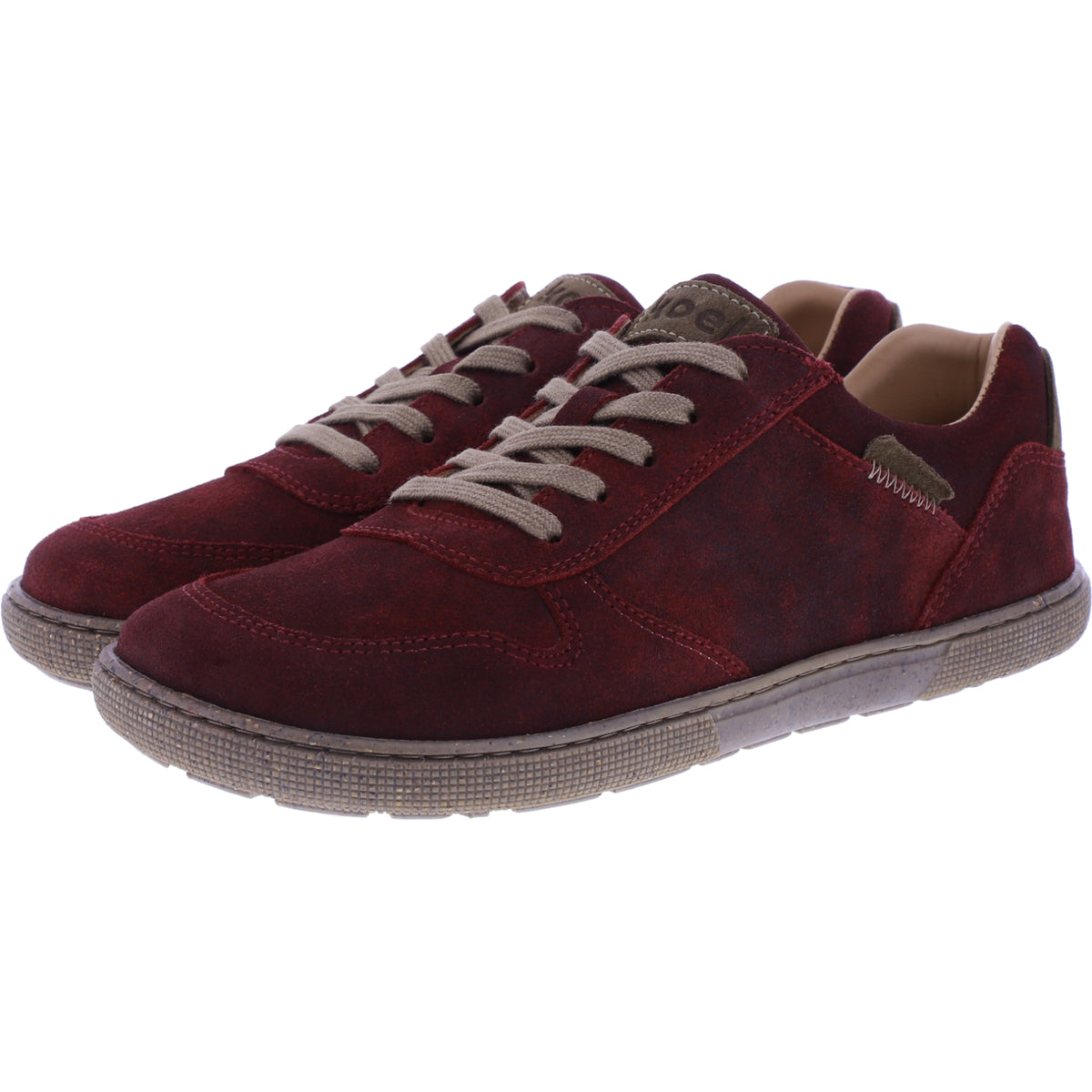 Koel | Francie | Bordo-Dunkelrot | Veloursleder | Damen Barfußschuhe