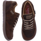 Koel | Francie | Cognac-Antikbraun | Veloursleder | Damen Barfußschuhe
