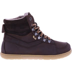 Koel | Fox | Brown-Dunkelbraun | Hydroleder mit Wollfilzfutter | Damen Barfußstiefelette