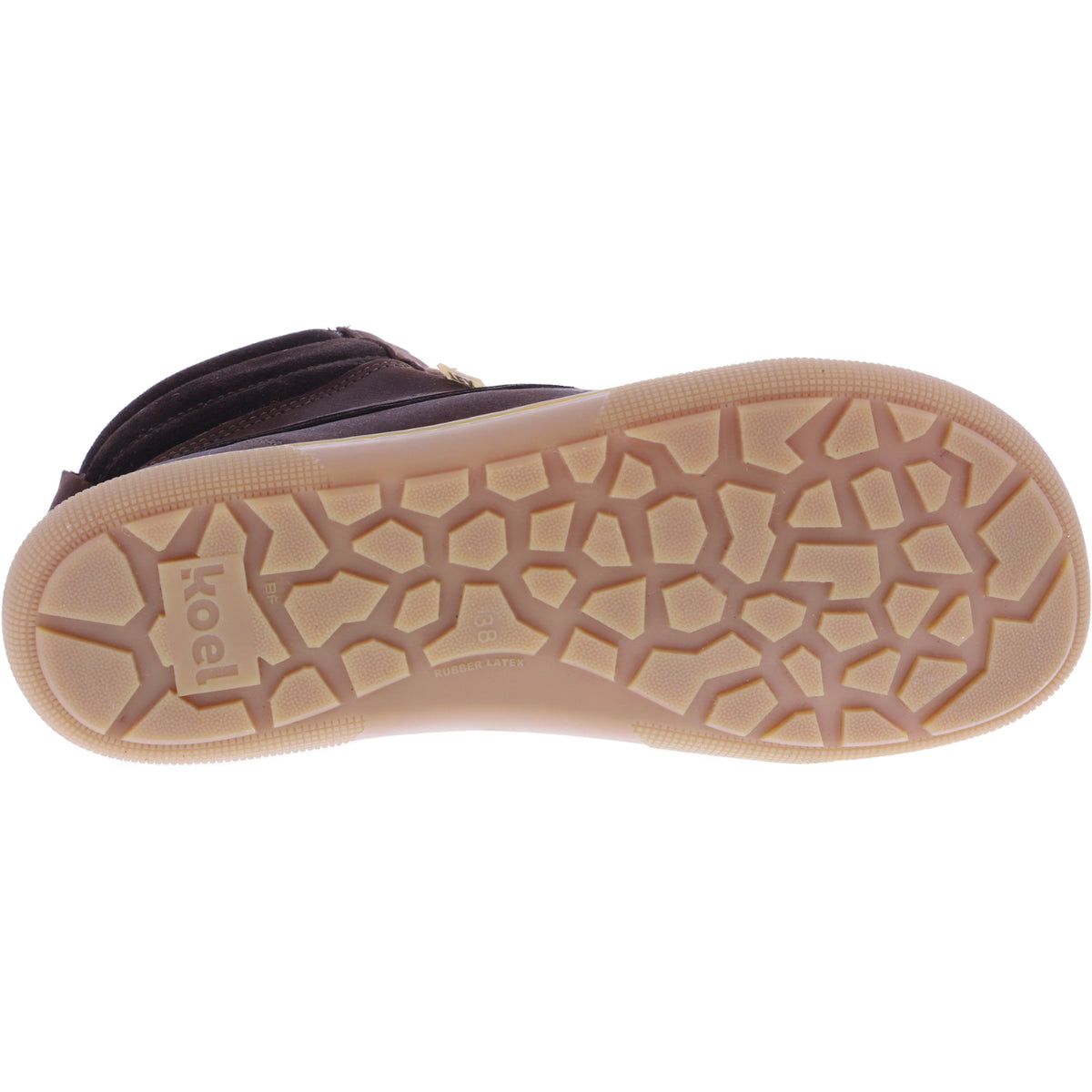 Koel | Fox | Brown-Dunkelbraun | Hydroleder mit Wollfilzfutter | Damen Barfußstiefelette