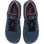 Koel | Francie | Waldgrün-Leo | Veloursleder-Wollfutter | Damen Barfußschuhe