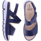 Ganter | Gianna | Dunkelblau | Kalbsleder | Wechselfußbett | Weite: G | 1-200631-3500 | Sandalen