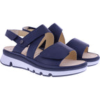 Ganter | Gianna | Dunkelblau | Kalbsleder | Wechselfußbett | Weite: G | 1-200631-3500 | Sandalen