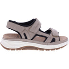 Ganter AKTIV | Holly | Taupe-Schwarz | Weite: H | Softnubuk | 1-200722-1901 | Damen Sandalen