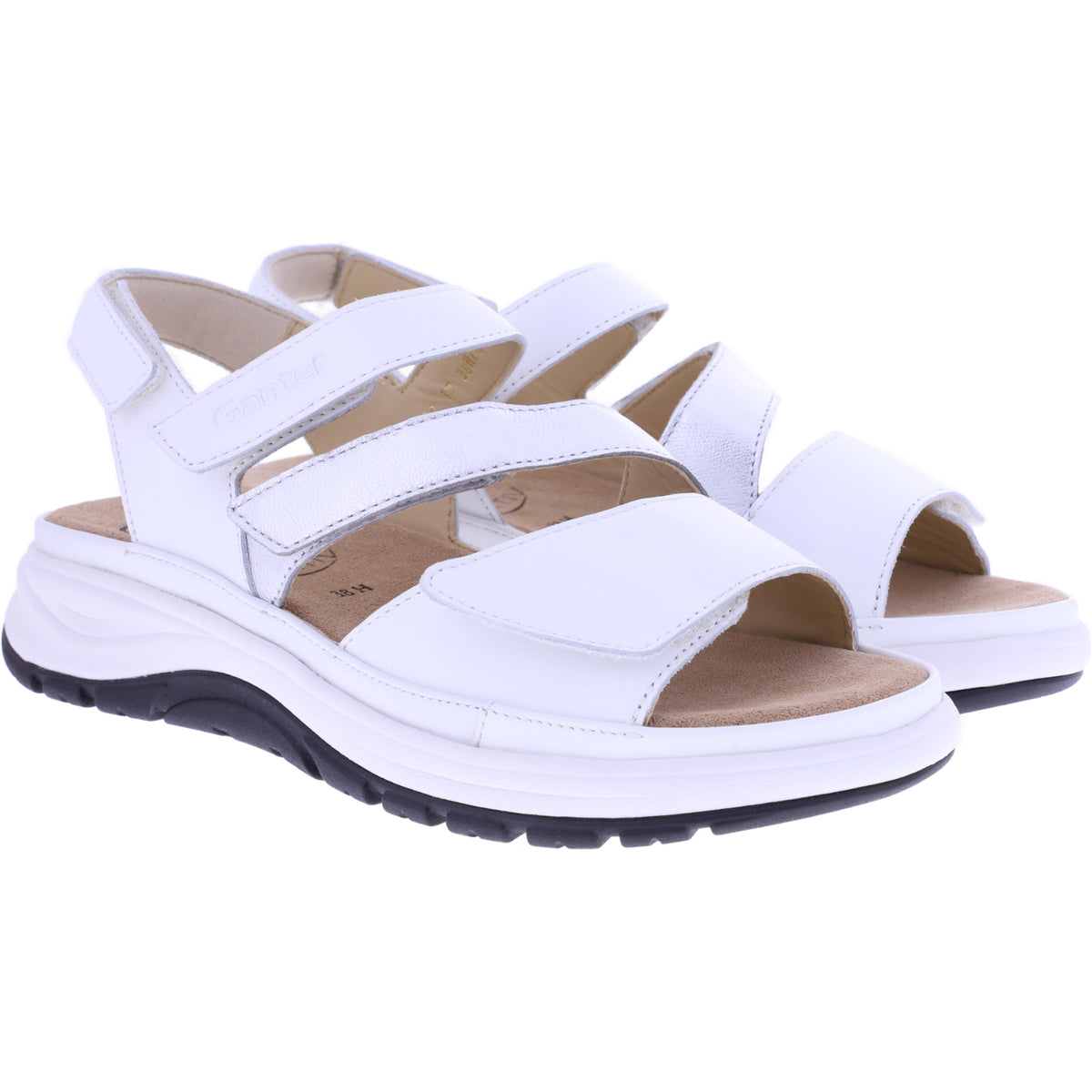 Ganter AKTIV | Holly | Milk-Silver | Weite: H | Lammleder | 1-200731-0676 | Damen Sandalen