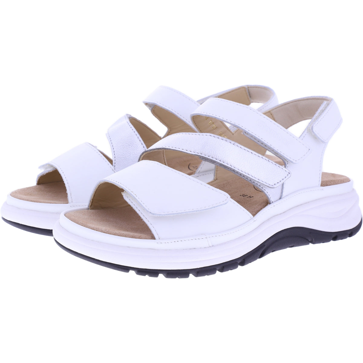 Ganter AKTIV | Holly | Milk-Silver | Weite: H | Lammleder | 1-200731-0676 | Damen Sandalen