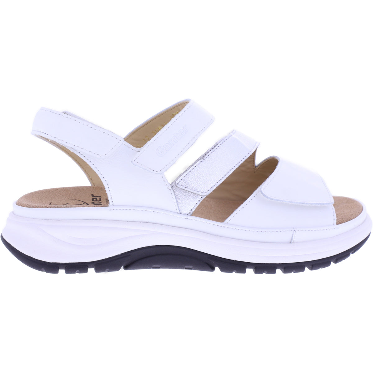 Ganter AKTIV | Holly | Milk-Silver | Weite: H | Lammleder | 1-200731-0676 | Damen Sandalen