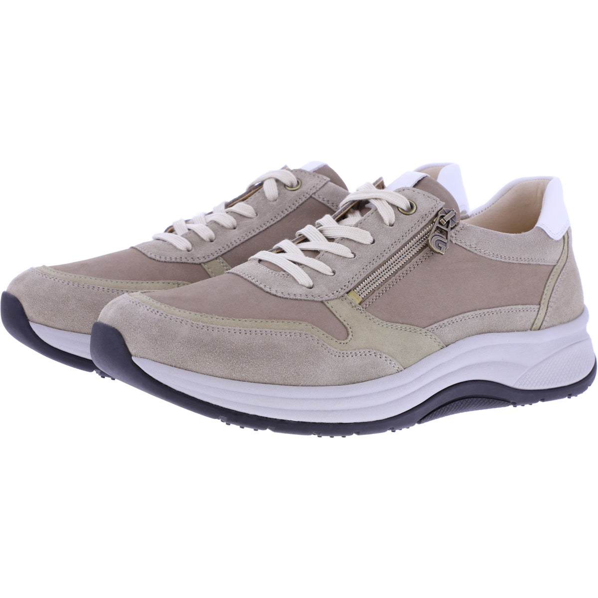 Ganter AKTIV | High Flyer | Taupe Multi | Weite: H | Kalbsleder | 1-251942-1999 Herren Schnürer