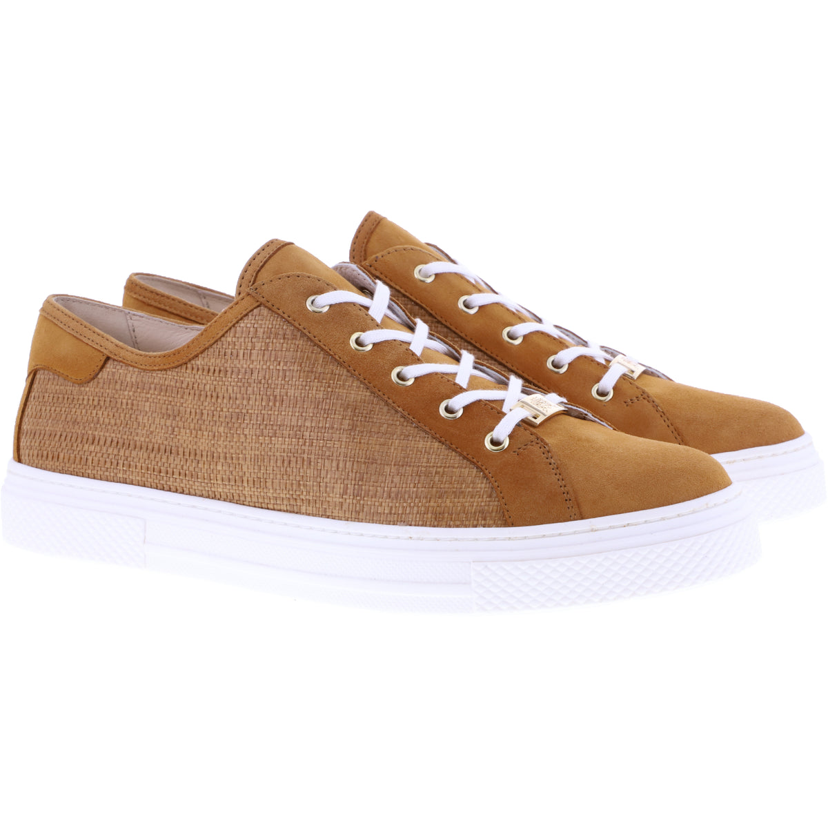 Hassia / Bilbao / Hazel/Nut Braun Leder / Wechselfußbett / Art: 1-301243-2924 / Damen Sneakers