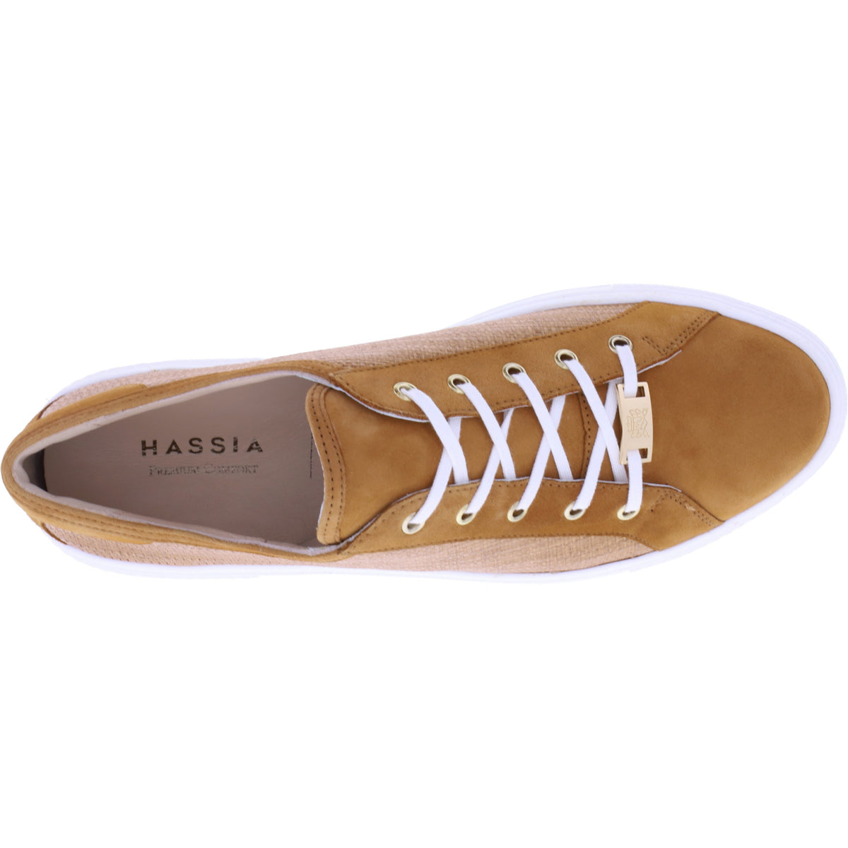 Hassia / Bilbao / Hazel/Nut Braun Leder / Wechselfußbett / Art: 1-301243-2924 / Damen Sneakers