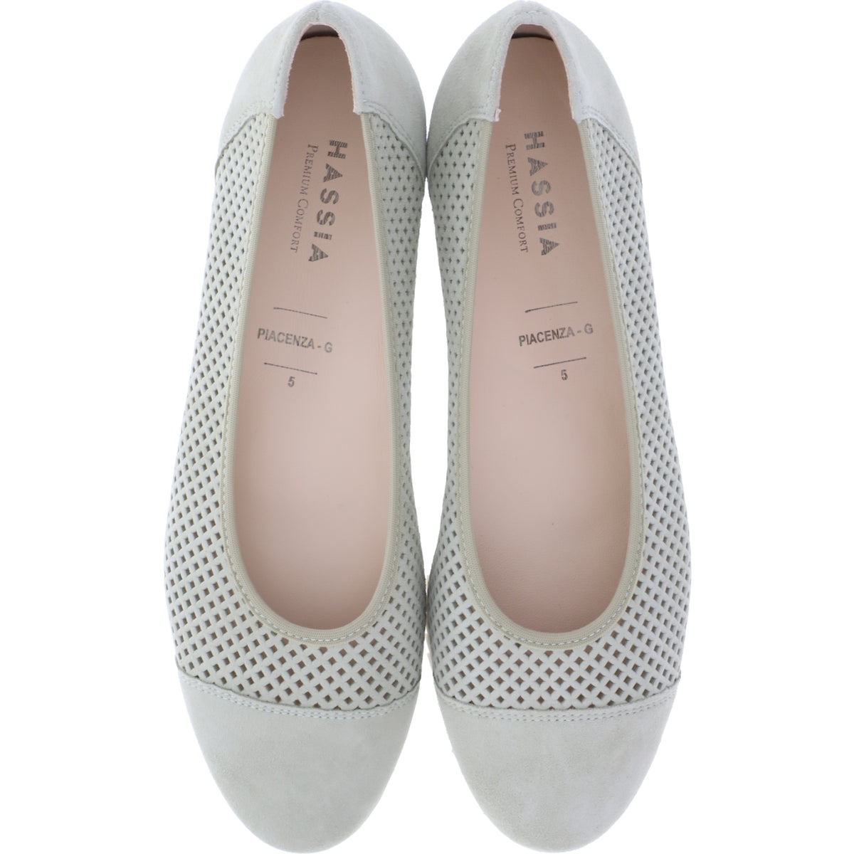 Hassia / Piacenza / Pistazie Leder / Wechselfußbett / Art: 1-301622-5300 / Damen Ballerinas