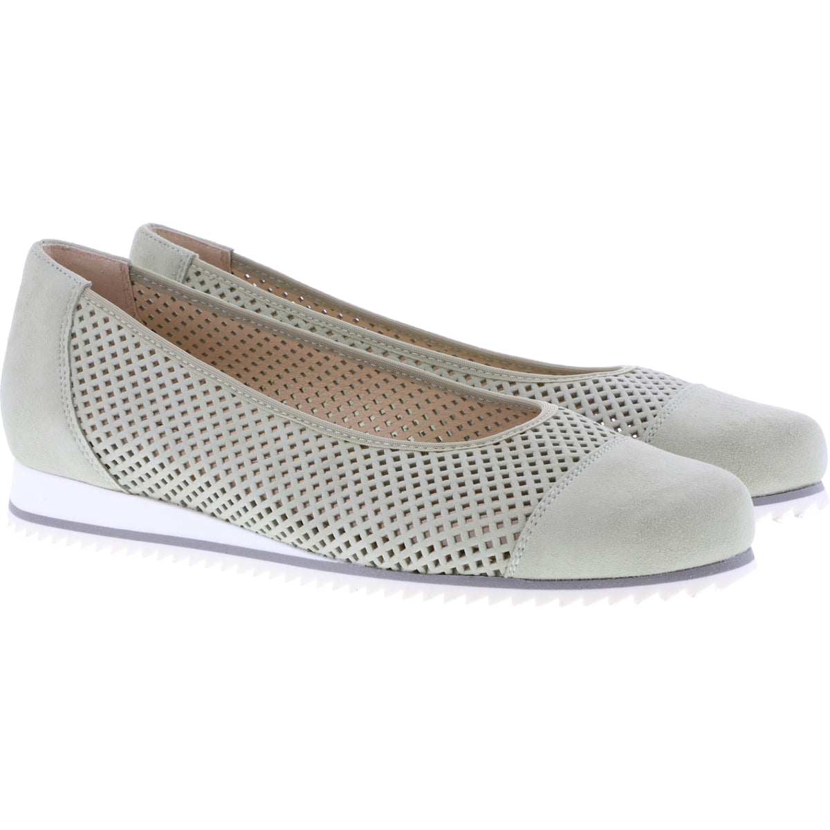Hassia / Piacenza / Pistazie Leder / Wechselfußbett / Art: 1-301622-5300 / Damen Ballerinas