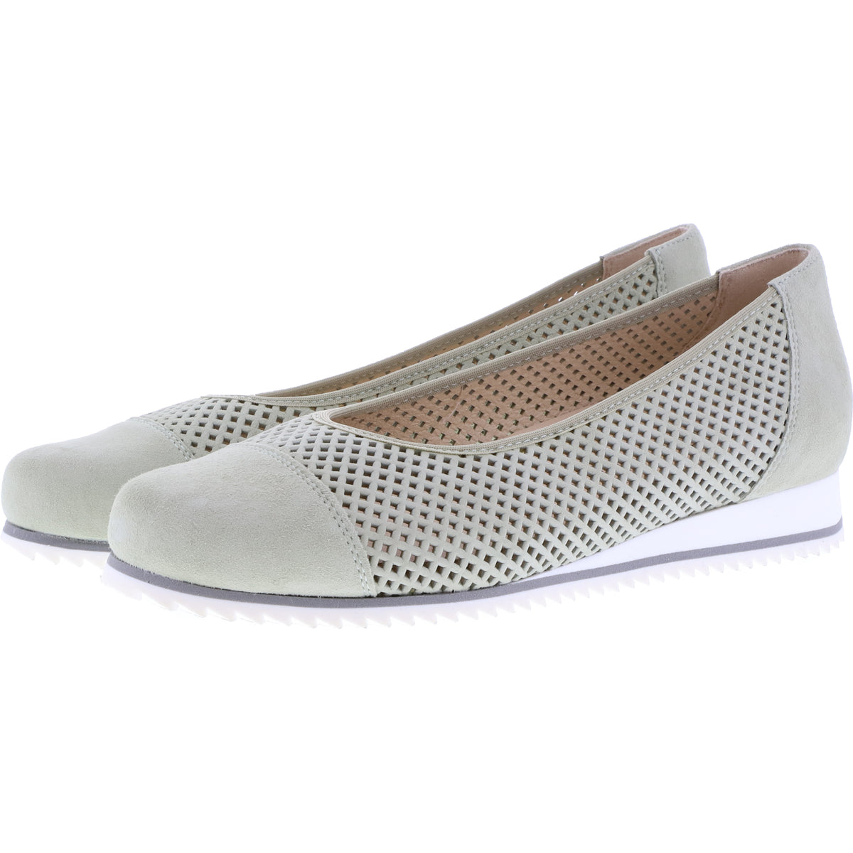 Hassia / Piacenza / Pistazie Leder / Wechselfußbett / Art: 1-301622-5300 / Damen Ballerinas