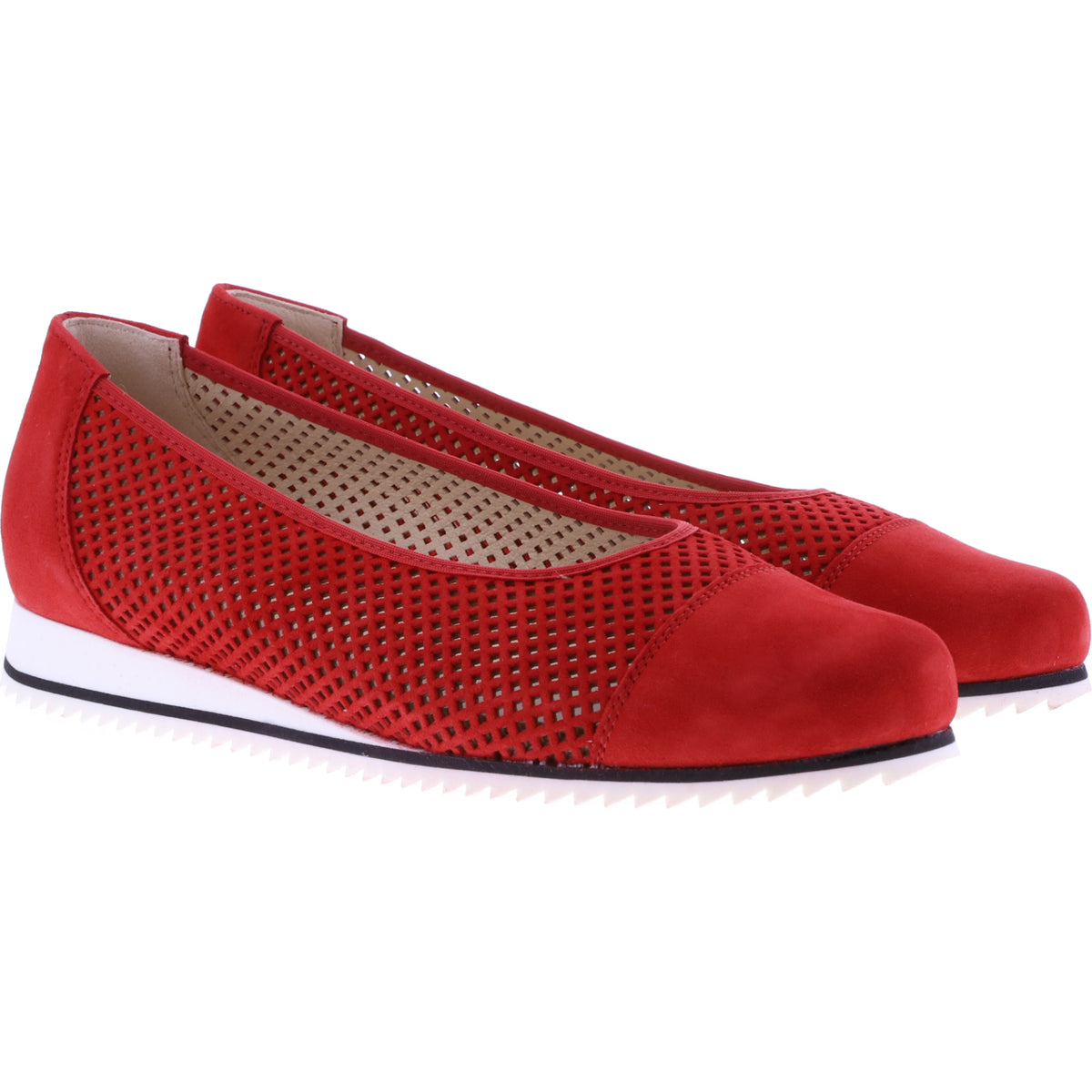 Hassia / Piacenza / Chili Rot Leder / Wechselfußbett / Art: 1-301622-9400 / Damen Ballerinas