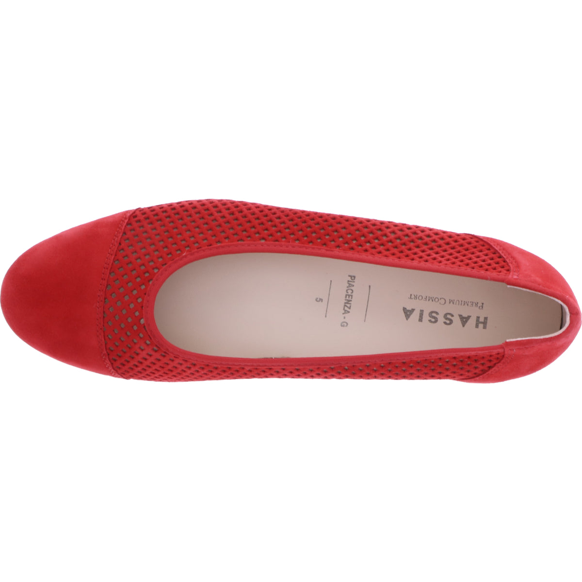 Hassia / Piacenza / Chili Rot Leder / Wechselfußbett / Art: 1-301622-9400 / Damen Ballerinas
