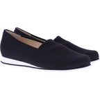 Hassia / Piacenza / Schwarz Stretch / Wechselfußbett / Art: 1-301688-0100 / Damen Slipper
