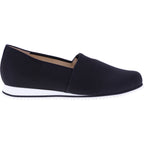 Hassia / Piacenza / Schwarz Stretch / Wechselfußbett / Art: 1-301688-0100 / Damen Slipper