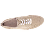 Hassia / Barcelona / Creme-Platin Leder / Wechselfußbett / Art: 1-301952-1275 / Damen Sneakers