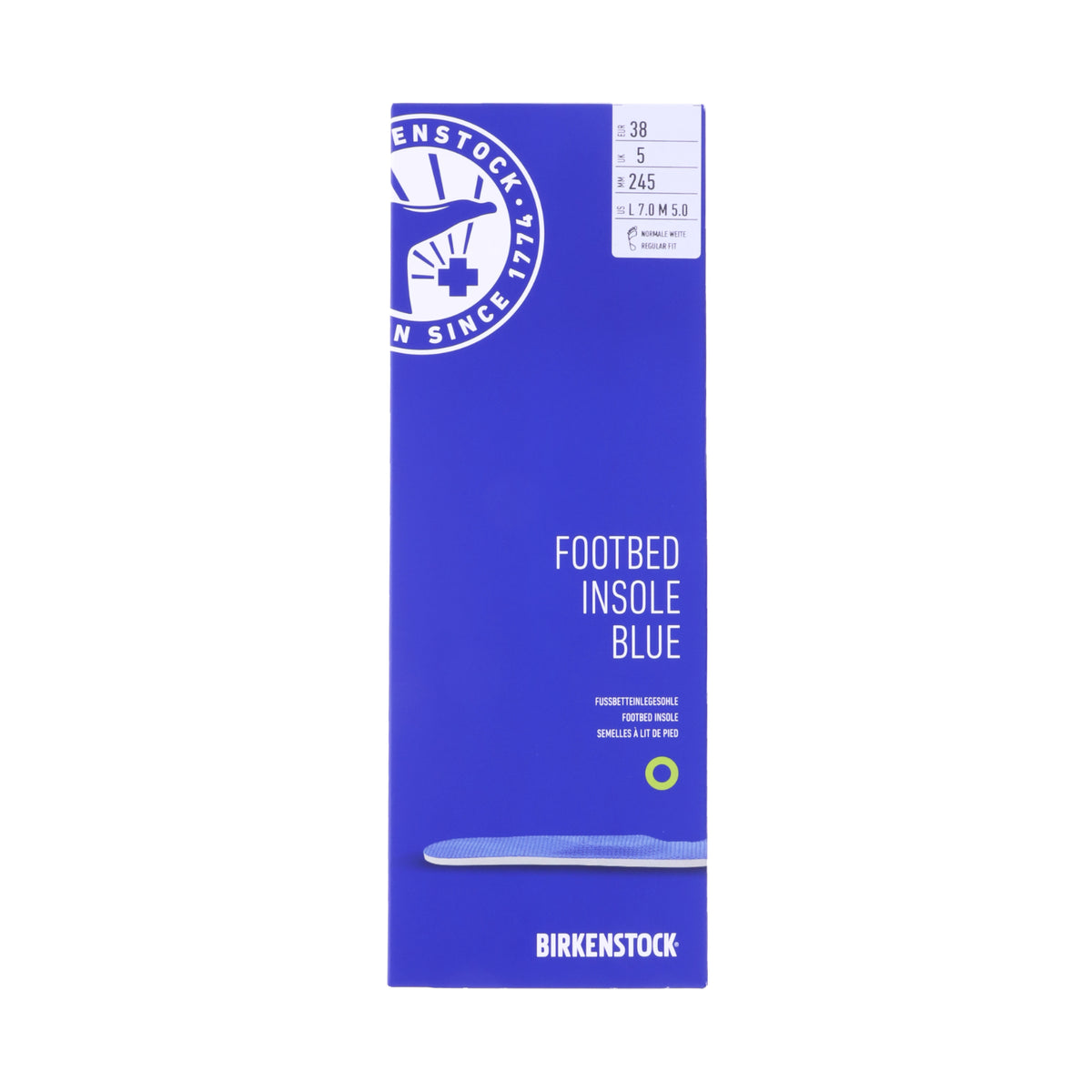 Birkenstock / Modell: Blaues Fußbett / Gepolstertes Birkenstock Fußbett / Art: 1001259 / Unisex