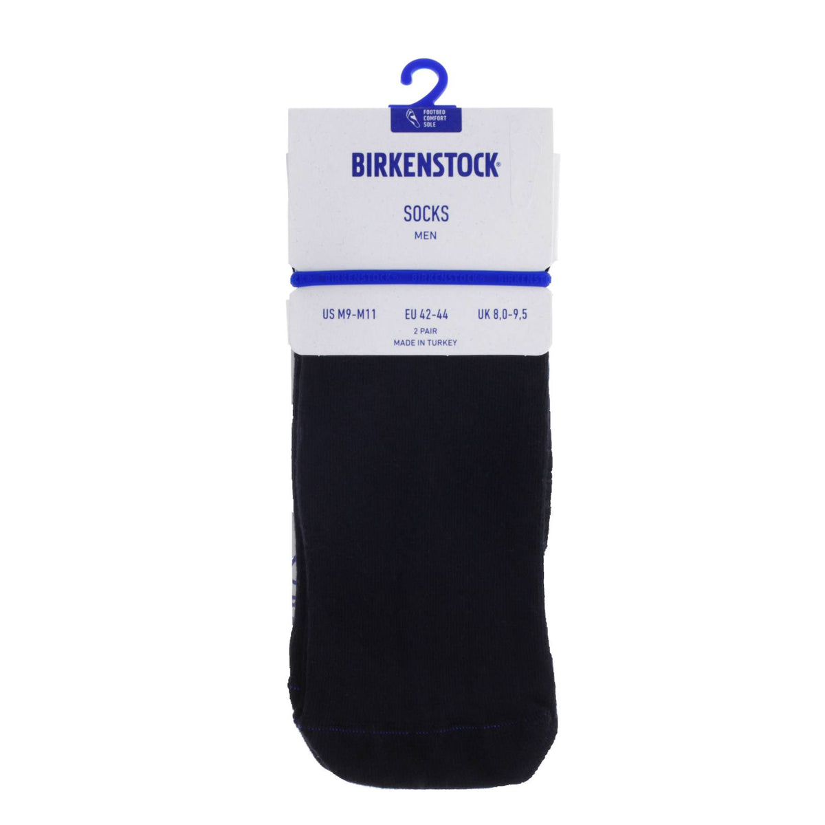 Birkenstock Herren Sneaker Socken - Cotton Sole Sneaker - 2er Pack - Schwarz