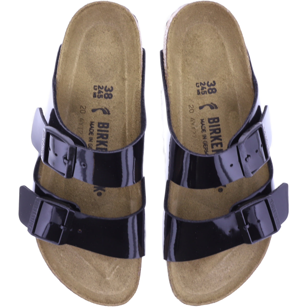 Birkenstock | Arizona | Schwarz Lack | Birko-Flor | Weite: Schmal | 1005292 | Damen