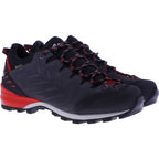 Hanwag / Modell: Makra Pro Low GTX / Ashalt/Red / Leder / GORE-TEX® / Herren Wanderschuhe